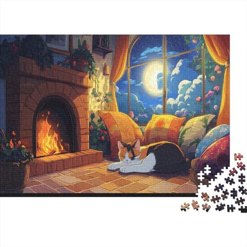 Komfortable Kabine 1000 Stück Puzzles Für Erwachsene Teenager Stress Abbauen Familien-Puzzlespiel 1000-teiliges Puzzle Kinder Lernspiel Spielzeug Geschenk Puzzel 1000pcs (75x50cm) von BLWZXPQMT