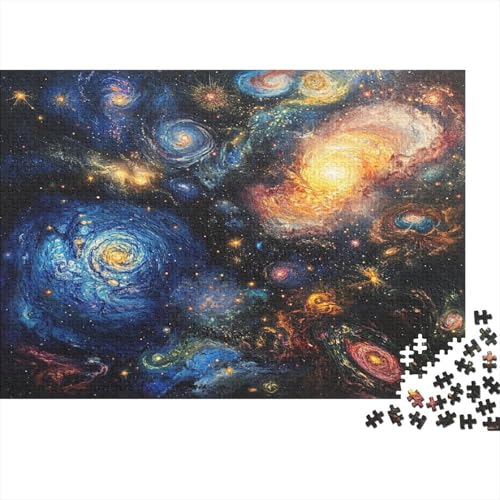 Kosmische Galaxie Puzzle 1000 Teile Erwachsener Kniffel Spaß Für Die Ganze Familie - Abwechslungsreiche 1000 Puzzleteilige Motive Puzzlespiel Erwachsene, Puzzel 1000pcs (75x50cm) von BLWZXPQMT