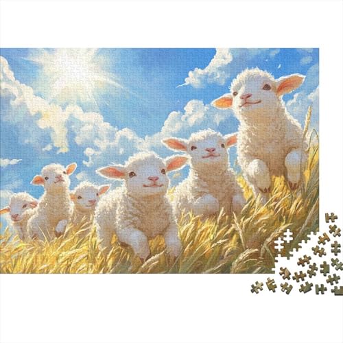 Lamm Puzzlespiel 1000 Teile Puzzle Für Erwachsene Und Kinder Ab 14 Jahren, Puzzle Erwachsenen Puzzlespi Puzzel 1000pcs (75x50cm) von BLWZXPQMT