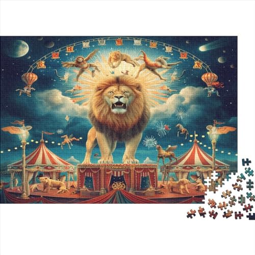 Löwe Puzzle 1000 Teile Puzzle Für Erwachsene Und Kinder Ab 14 Jahren Puzzel 1000pcs (75x50cm) von BLWZXPQMT