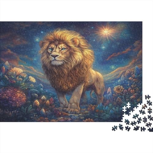 Löwe Puzzlespiel 1000 Teile Puzzle Für Erwachsene Und Kinder Ab 14 Jahren, Erwachsenen Puzzlespiel Puzzel 1000pcs (75x50cm) von BLWZXPQMT