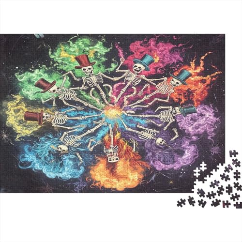 Schädel Puzzle 1000 Teile Erwachsener Kniffel Spaß Für Die Ganze Familie - Abwechslungsreiche 1000 Puzzleteilige Motive Puzzlespiel Erwachsene, Puzzel 1000pcs (75x50cm) von BLWZXPQMT