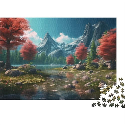 Seen Puzzle 1000 Teile Für Erwachsene Und Kinder Ab 14 Jahrenfür Stressabbauer Puzzlespiel Erwachsenen Puzzlespiel Puzzel 1000pcs (75x50cm) von BLWZXPQMT