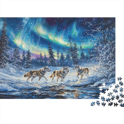 Wolf Puzzle 1000 Teile Puzzle Für Erwachsene Und Kinder Ab 14 Jahren,Puzzlespiel Erwachsenen Puzzlespiel Puzzel 1000pcs (75x50cm) von BLWZXPQMT