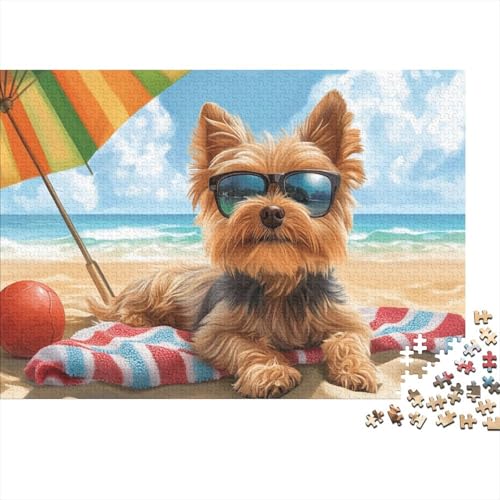 Yorkshire Terrier Puzzle 1000 Teile Puzzle Für Erwachsene Und Kinder Ab 14 Jahren,Puzzlespiel Erwachsenen Puzzlespiel Puzzel 1000pcs (75x50cm) von BLWZXPQMT