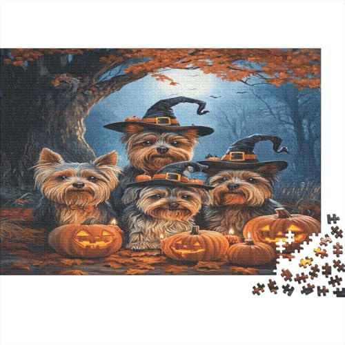 Yorkshire Terrier Puzzlespiel 1000 Teile Erwachsene -Puzzle 1000 Stück Spiel Puzzles Für Erwachsene Kinder Puzzle Erwachsenen Puzzlespiel Puzzel 1000pcs (75x50cm) von BLWZXPQMT