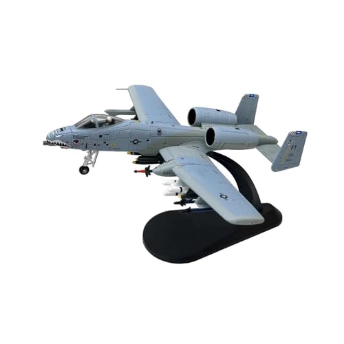 BMAONZ Kleinen Modellflugzeugen 1/100 Für A-10 Thunderbolt Warthog Hog Angriff Flugzeug Kämpfer Diecast Metall Flugzeug Modell Kinder Spielzeug Miniatur Modelle(Style C) von BMAONZ