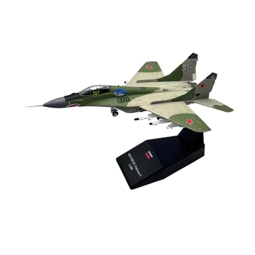 BMAONZ Kleinen Modellflugzeugen 1/100 Für Nordkorea MIG-29 Mig29 Fulcrum C Fighter Diecast Metall Flugzeug Modell Spielzeug Ornament Miniatur Modelle(Gold) von BMAONZ