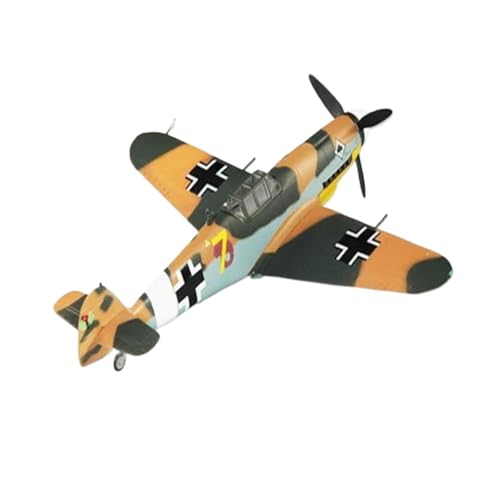 BMAONZ Kleinen Modellflugzeugen 1/72 Für BF109G-2 Fighter JG53 Wing Tunesien Zusammengebaute Fertige Militärische Statische Plastikmodellsammlung Miniatur Modelle von BMAONZ