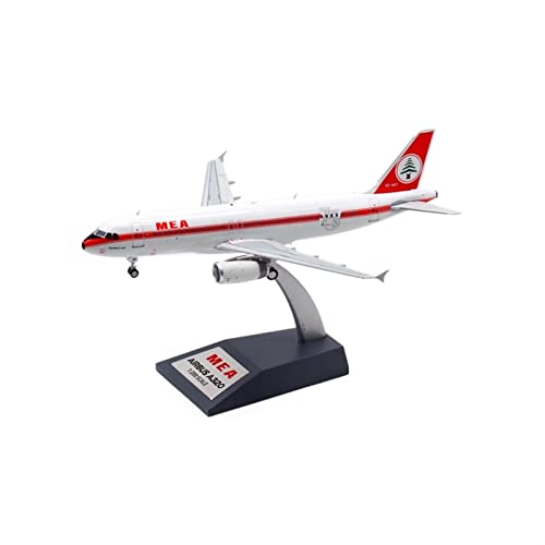 BMAONZ Kleinen Modellflugzeugen 1 200 Für A320 OD-MRT 75 MEA Middle East Airlines Aircraft 320 Modell Sammlerstück Display Spielzeug Miniatur Modelle von BMAONZ