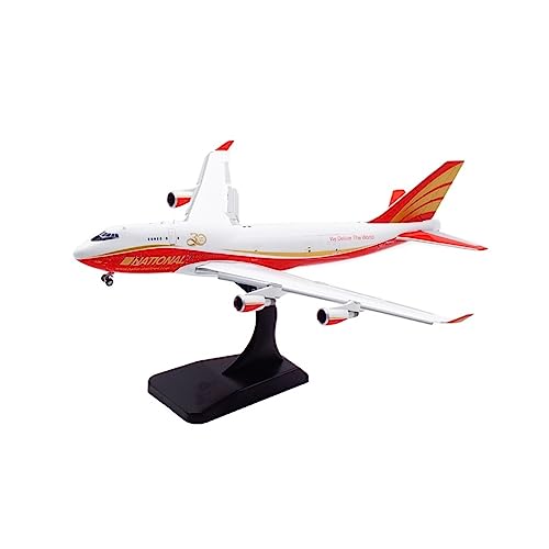 BMAONZ Kleinen Modellflugzeugen 1 200 Passend Für B747-400F Simulation Druckguss Flugzeugmodell Metall Erwachsene Sammlung Souvenir Ornamente Miniatur Modelle von BMAONZ