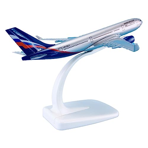 BMAONZ Kleinen Modellflugzeugen 1 368 16 cm Flugzeugmodell Flugzeuge Airbus A330-200 für Aeroflot Russian Airlines Flugzeugmodell Miniatur Modelle von BMAONZ