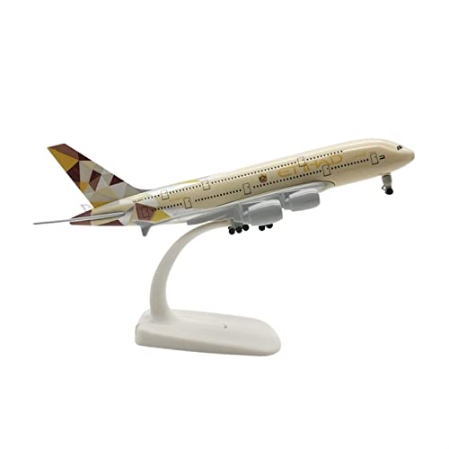 BMAONZ Kleinen Modellflugzeugen 1 400 Airbus for A380 ETIHAD Aviation Flugzeug Mit Fahrwerk Alloy Model Toy Collection Miniatur Modelle von BMAONZ