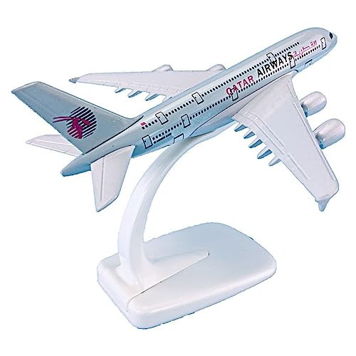 Kleinen Modellflugzeugen 1 500 14 cm Flugzeugmodell Flugzeuge Airbus A380 für Qatar Airways Fertigprodukt Flugzeugmodell Miniatur Modelle von BMAONZ