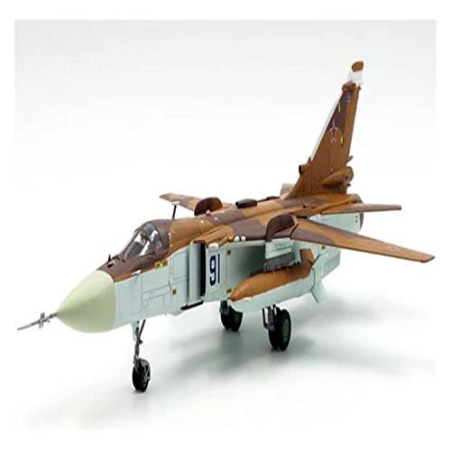 BMAONZ Kleinen Modellflugzeugen 1 72 Für Sowjetischen Su-24mk-Kämpfer Militärmodell Gepfeilte Flügel Variable Legierung Sammlermodell Spielzeuggeschenk Miniatur Modelle von BMAONZ