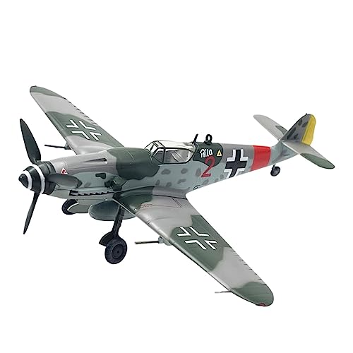 BMAONZ Kleinen Modellflugzeugen 1 72 Passend Für Bf109G-10 Kämpfer Die Cast ABS Scale Passenger Simulation Aircraft Model Collection Display Miniatur Modelle von BMAONZ