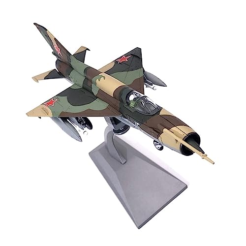 BMAONZ Kleinen Modellflugzeugen 1 72 Passend Für MIG-21 Fighter Static Alloy Druckguss-Metallmodell-Simulationsflugzeug-Spielzeug-Sammlerstück Miniatur Modelle von BMAONZ