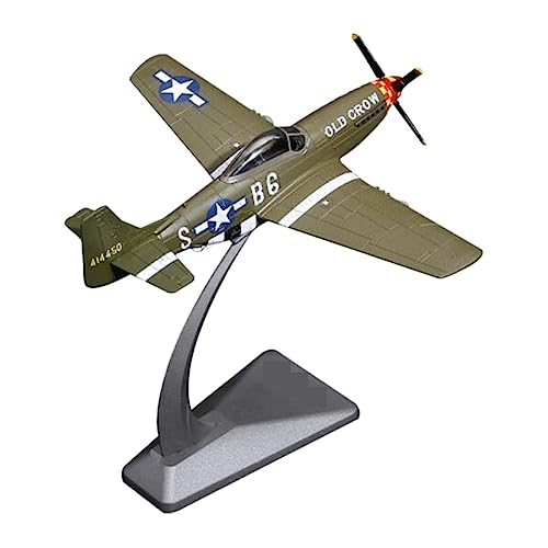 BMAONZ Kleinen Modellflugzeugen 1 72 Passend Für P-51D Static Metal Diecast Alloy Finished Simulation Aircraft Passenger Model Collection Miniatur Modelle von BMAONZ