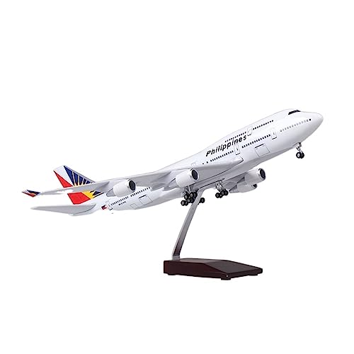 BMAONZ Kleinen Modellflugzeugen 1: 150 Für B747-Modell Mit Fahrwerk Rädern Lichtern Druckgussharz Flugzeugflugzeug Für Sammeln Spielzeug 47 cm Miniatur Modelle von BMAONZ