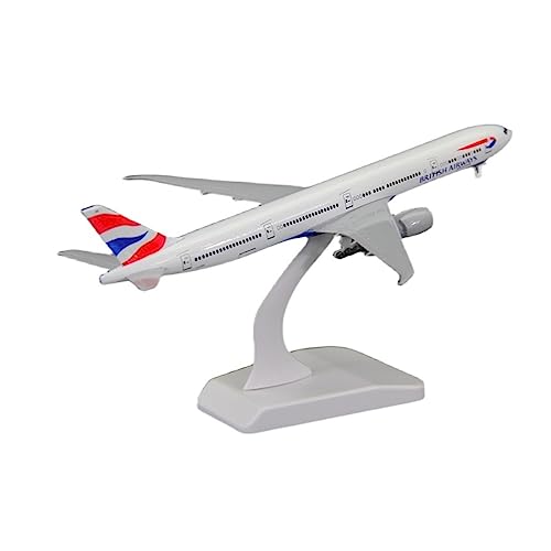 BMAONZ Kleinen Modellflugzeugen 1: 400 Passend Für B777-300ER Statisches Metallflugzeugmodell Legierungssimulationsflugzeug Sammlergeschenke Miniatur Modelle von BMAONZ