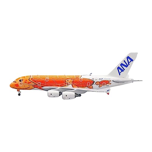 BMAONZ Kleinen Modellflugzeugen 1: 500 Passend Für Flugzeuge Im Maßstab A380 Grün Blau Orange Turtle Airlines Legierung Flugzeugmodellsammlung Miniatur Modelle(C) von BMAONZ