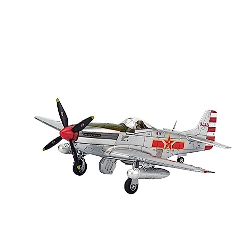 BMAONZ Kleinen Modellflugzeugen 1: 72 Für P-51 Mustang Fighter Alloy Metal Die Cast Simulation Passagierflugzeugmodell Desktop-Dekoration Miniatur Modelle von BMAONZ