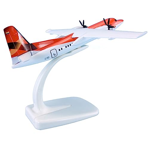 BMAONZ Kleinen Modellflugzeugen 1:180 14 cm Flugzeugmodell ABS und Metallflugzeuge für Fokker FK50 Avianca Red Flugzeugmodell Miniatur Modelle von BMAONZ