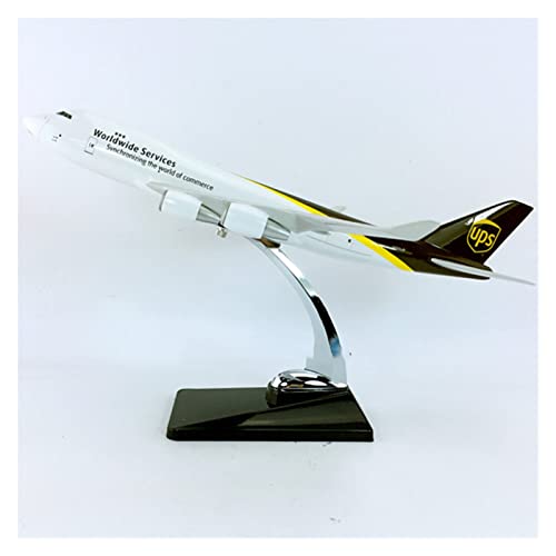 BMAONZ Kleinen Modellflugzeugen 1:195 Passend Für B747-400 Modell UPS Global Service Aviation Base Alloy Aircraft Collectible Gift Miniatur Modelle von BMAONZ