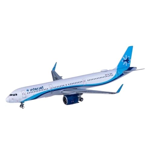 BMAONZ Kleinen Modellflugzeugen 1:400 Für Geminijets A321neo XA-MAP Flugzeugmodell Aus Druckgusslegierung, Metallflugzeug-Dekorationskollektion Miniatur Modelle von BMAONZ