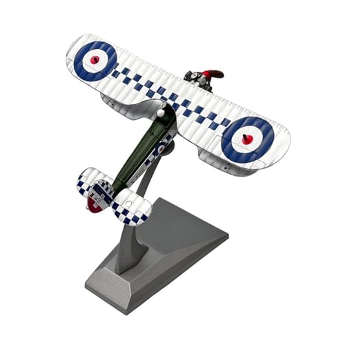 BMAONZ Kleinen Modellflugzeugen 1:72 Für British Royal Air Force Bristol Bulldog Biplane Propeller Fighter Diecast Metal Aircraft Model Toy ﻿ Miniatur Modelle von BMAONZ