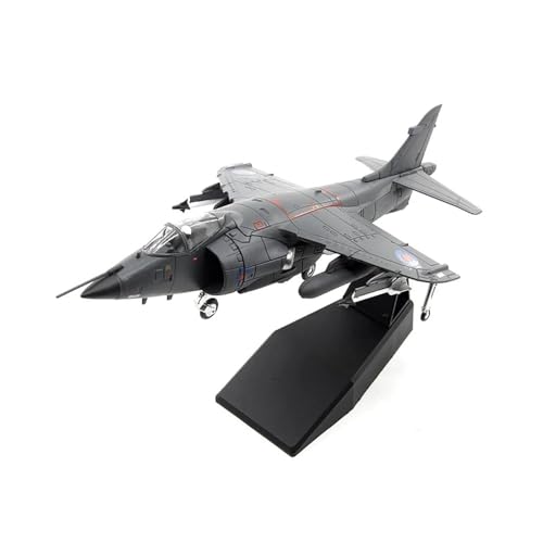 BMAONZ Kleinen Modellflugzeugen 1:72 Für Malvinas War Harrier Jump Fighter Flugzeug Druckguss Metall Flugzeug Flugzeug Ornament Modell Junge Spielzeug Miniatur Modelle von BMAONZ