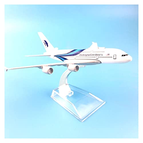 BMAONZ Kleinen Modellflugzeugen 16 cm A380FOR Malaysia Airlines Metalllegierung Modell Alrcraft Modell Spielzeug Geburtstagsgeschenk Miniatur Modelle(B) von BMAONZ