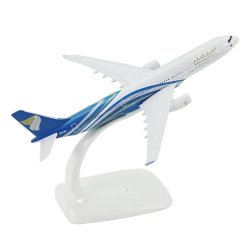 BMAONZ Kleinen Modellflugzeugen 16 cm Für Oman A330 Legierung Simulation Diecast Simulation Flugzeug Modell Ornamente Sammlung Display Souvenirs Miniatur Modelle von BMAONZ