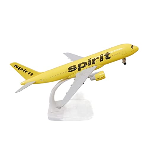 BMAONZ Kleinen Modellflugzeugen 20 cm Für USA Air Spirit Airbus 320 A320 Airline Die Cast Flugzeugmodell Spielzeug Miniatur Modelle von BMAONZ