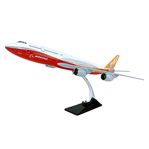 BMAONZ Kleinen Modellflugzeugen 45 cm Flugzeugmodell Spielzeug Passend Für B747-800 Maßstab 1 150 Flugzeug Aus Druckguss-Kunststofflegierung Mit Basisanzeige Miniatur Modelle von BMAONZ