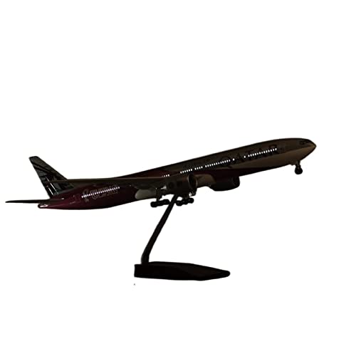 BMAONZ Kleinen Modellflugzeugen 47 cm Großes Modell Im Maßstab 1:157 Von 2022 Für Qatar Airways 777 Mit Beleuchtung Flugzeugmodell Aus Harz Miniatur Modelle(with Light) von BMAONZ