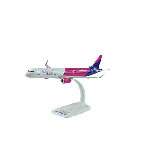 BMAONZ Kleinen Modellflugzeugen A321 Flugzeugmodell Spielzeug Passend Für WIZZ AIR 22cm Zusammengebaute Harzbasis Static Display Airliner Collection Miniatur Modelle von BMAONZ