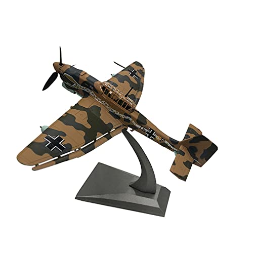 BMAONZ Kleinen Modellflugzeugen Deutscher Sturzkampfbomber Aus Dem Zweiten Weltkrieg Im Maßstab 1 72 Kampfflugzeug Stuka Ju87 Metall-Militärflugzeugmodell Miniatur Modelle von BMAONZ