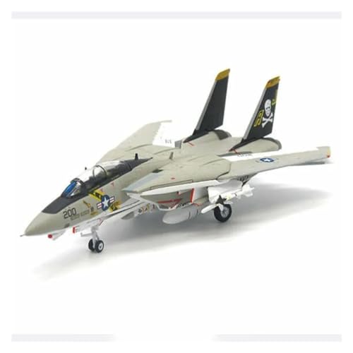 BMAONZ Kleinen Modellflugzeugen Druckguss-Modell Im Maßstab 1:144 Für Die US Navy F-14A VF-84 Kampfflugzeug-Simulationsflugzeug-Modell-Metallspielzeug-Ausstellungsserie Miniatur Modelle von BMAONZ