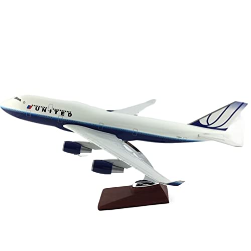 BMAONZ Kleinen Modellflugzeugen Für 747 United Airlines 45–47 cm 1 150 Aluminium Flugzeugmodell Sammlermodell Spielzeug Geschenkmodell Miniatur Modelle von BMAONZ