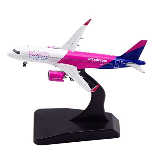 BMAONZ Kleinen Modellflugzeugen Für A320 NEO HA-LJA WIZZ Airline Aircraft 320 Sammlerstücke Modell Spielzeug Druckguss 1 400 Miniatur Modelle von BMAONZ