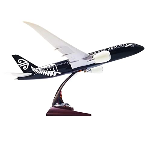 BMAONZ Kleinen Modellflugzeugen Für B787 Dreamliner Aircraft Black Air New Zealand Die Cast Plastic Resin 1/145 43cm Miniatur Modelle von BMAONZ