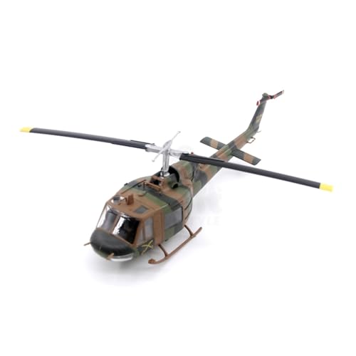 BMAONZ Kleinen Modellflugzeugen Maßstab 1 72 Für Den Militärischen Kampfhubschrauber UH1 des US-Militärs UH-1B Huyton, Fertiges Plastikflugzeugmodellspielzeug Miniatur Modelle von BMAONZ