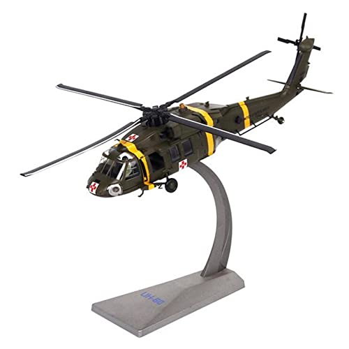 BMAONZ Kleinen Modellflugzeugen Maßstab 1 72 UH-60 Helikopter Armee Kampfflugzeug Modell Spielzeug Für Erwachsene Militärische Statische Verzierung Miniatur Modelle von BMAONZ