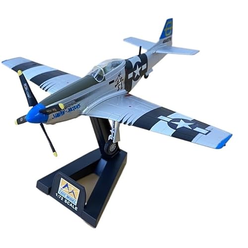 BMAONZ Kleinen Modellflugzeugen Maßstab 1 72 US P51D Mustang Aus Dem Zweiten Weltkrieg Für Kampfflugzeug-Modell Spielzeug Display Dekoration Geschenk Miniatur Modelle von BMAONZ