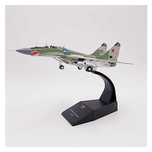 BMAONZ Kleinen Modellflugzeugen Maßstab 1:100 Für Russisches Fulcrum MIG-29-Kampfflugzeug, Nachbildung, Modell, Spielzeug, Sammlerstück, Kunsthandwerk Miniatur Modelle von BMAONZ