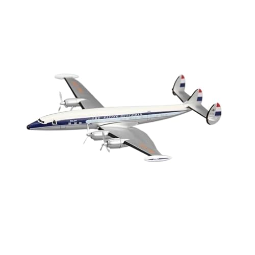 BMAONZ Kleines Modellflugzeug Maßstab 1:125 Für KLM Lockheed L1049, ABS-Kunststoff, Flugzeugmodell, Spielzeug, Flugzeugmodell, Spielzeugdekoration Miniatur Modelle von BMAONZ