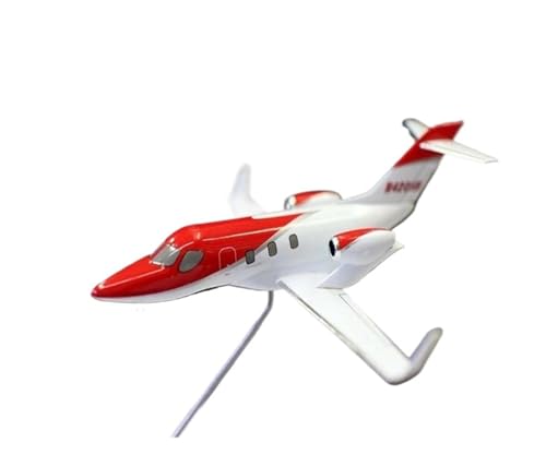 BMAONZ Kleinen Modellflugzeugen Maßstab 1:144 Für HONDAJET Flugzeugmodell Business Jet Kleines Privatflugzeug Flugzeug Spielzeugsammlungen Souvenir Miniatur Modelle(Red) von BMAONZ