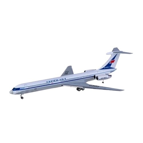 Kleinen Modellflugzeugen Maßstab 1:200 Für Aeroflot IL-62M CCCP-86673, Miniatur-Deko-Kollektion Aus Druckguss-Simulationsflugzeugen Aus Legierung Miniatur Modelle von BMAONZ