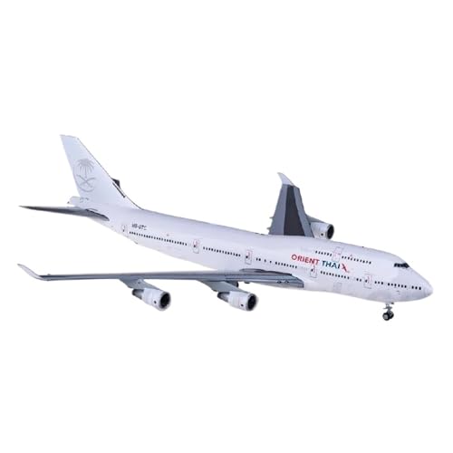 BMAONZ Kleinen Modellflugzeugen Maßstab 1:200 Für LH2255 Orient Thai B747-400 Simulation Druckguss-Legierung Modellflugzeug Dekoration Display Miniatur Modelle von BMAONZ